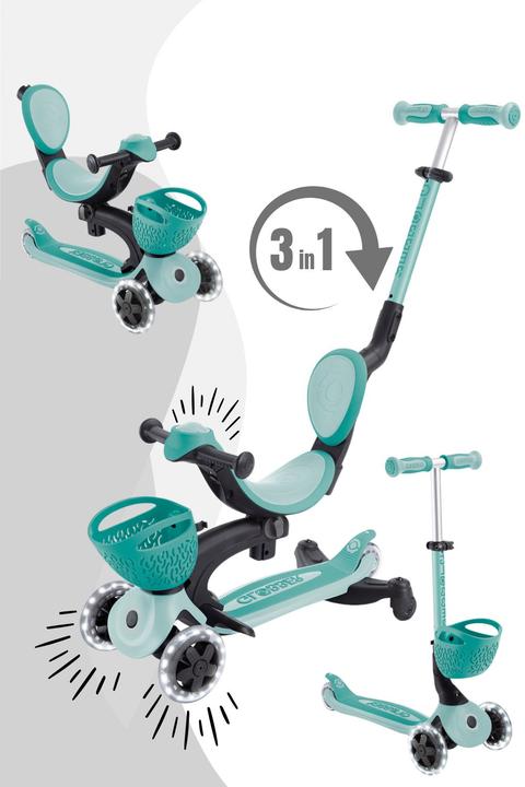 Produktbild Globber Go-Up Baby 360 Lights 3-in-1 Kinderfahrzeug
