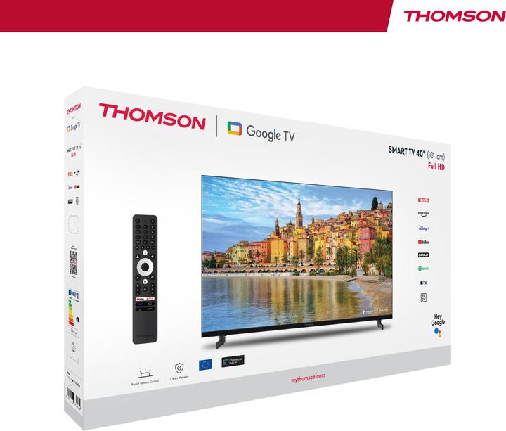 Produktbild Thomson TV 40 Fhd Frameless Smart T2/C2s2 Google TV (40", LED, Full HD, 2023)