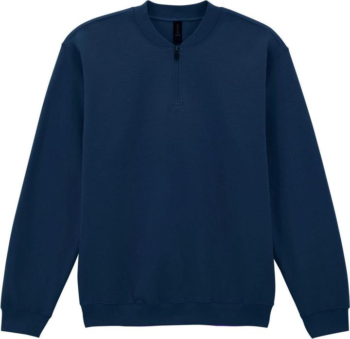 Gildan Softstyle Sweatshirt mit kurzem Reissverschluss