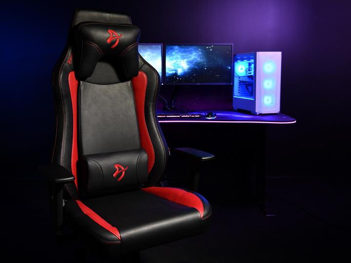 Actual product image Arozzi Vernazza - Chaise Gaming en PU souple - Noir/Rouge