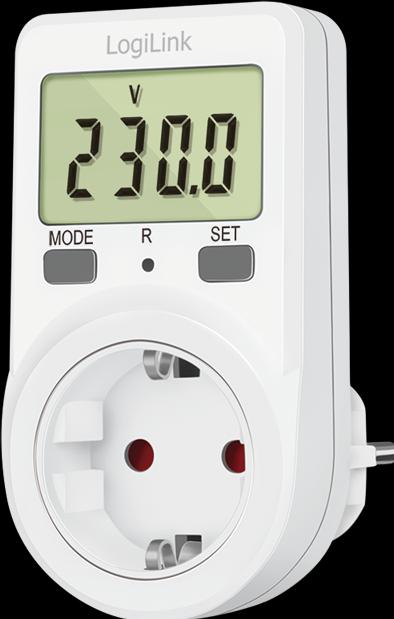 Actual product image LogiLink Energy cost meter, white