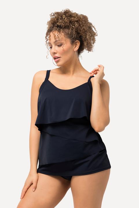 Produktbild Ulla Popken Tankini, Lagenoptik, Softcups, recycelt (50 B)