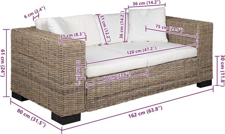 Produktbild VidaXL Babe (2-Sitzer)