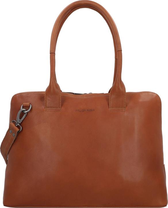 Plevier Canton bowling bag 15.6 inch cognac.