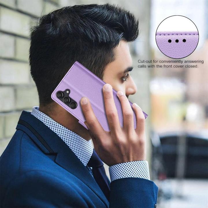 Produktbild Binfen Color Galaxy A56 - BINFEN Leder Etui Hülle mit RFID Blocker (Samsung Galaxy A56)