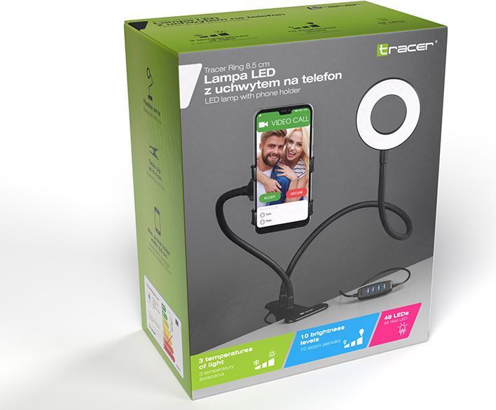 Image du produit Tracer RING 8.5cm 48LED w/ phone holder