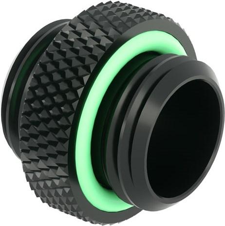 Actual product image Barrow Adapter straight G1/4 inch male to G1/4 inch female, 5mm - black