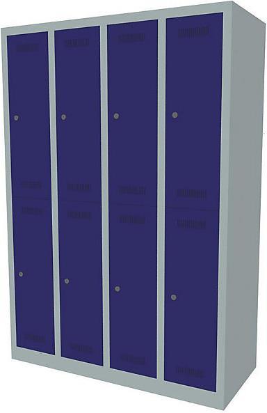 Immagine prodotto Bisley Armadio MonoBloc™ Armadio, a doppio piano (118,5 x 50 x 170 cm)