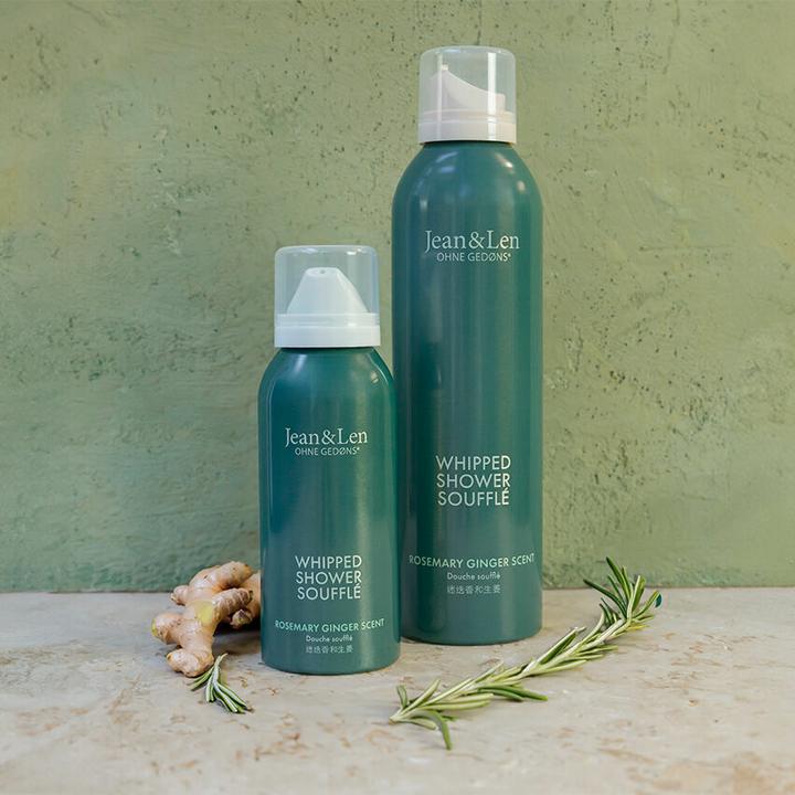 Produktbild Jean & Len Shower Gel to Mousse Rosemary/Ginger, 200ml (200 ml)