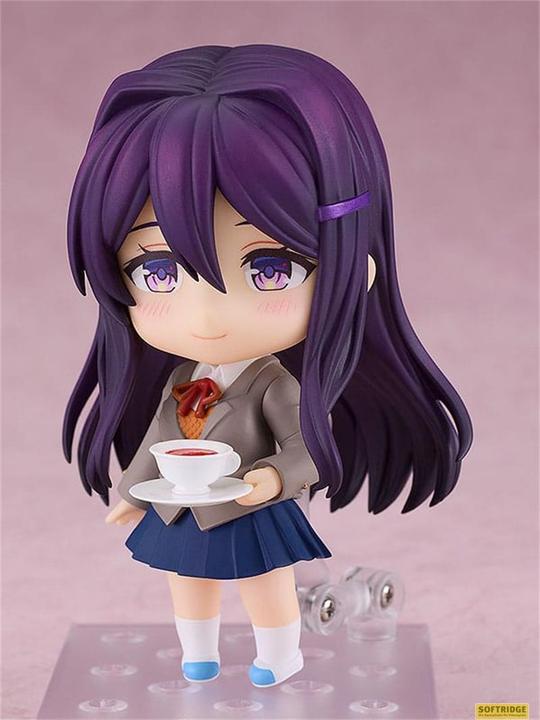 Actual product image Good Smile Company Doki Doki Literature Club! Nendoroid Action Figure Yuri 10 cm