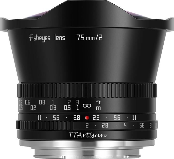 Produktbild TTArtisan 7.5 mm, f/2.0 (Micro Four Thirds, APS-C / DX)