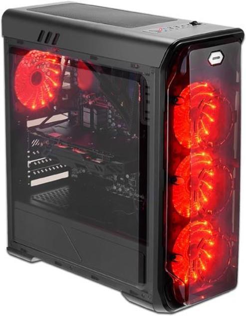 Actual product image LC-Power LC-988B - Red Typhoon (mATX, Mini-ITX, ATX)