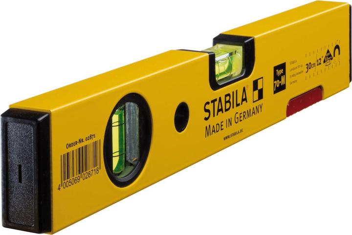 Stabila Spirit level Type 70 M Rare-earth magnet system (30 cm)