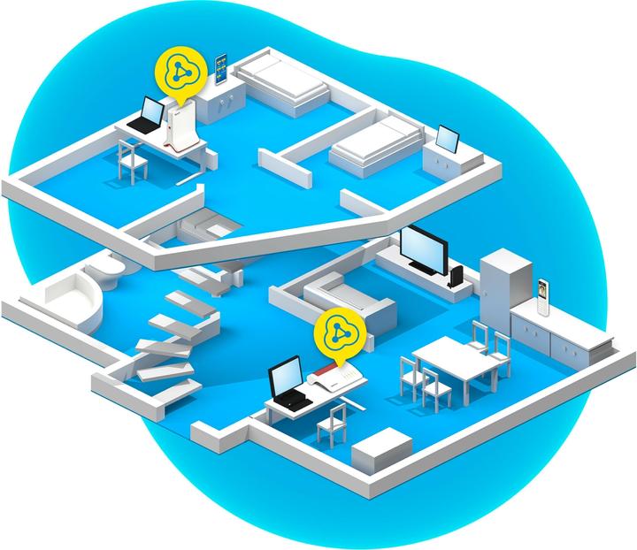 Immagine prodotto AVM FRITZ! Ripetitore 3000 (1733 Mbit/s, 400 Mbit/s)