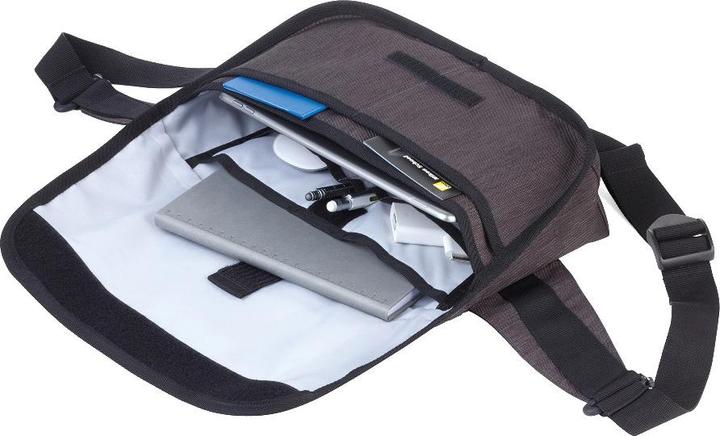 Actual product image Troika BUSINESS CROSSBODY BAG Sac à bandoulière Crossbody, anthracite/noire