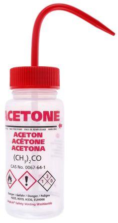 Productafbeelding Rs Pro Wasfles, 250ml, Aceton, rode sluitingen