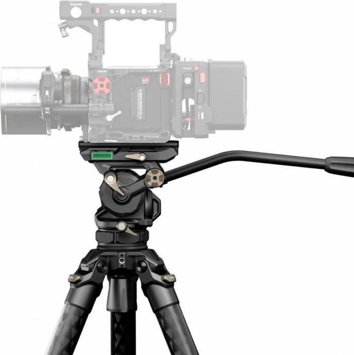 Image du produit Tilta CT08 Cine Fluid Head 75 mm, 3-Stage Carbon Fiber Tripod (Métal, Carbone)