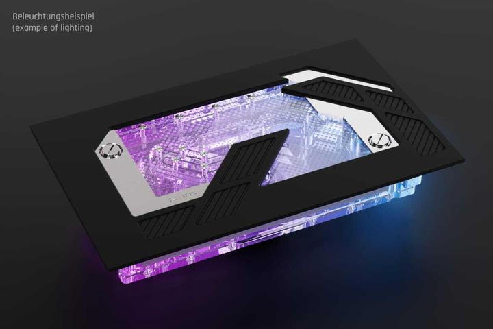 Produktbild Alphacool Apex Distroplate Dark Base Pro 901 Black mit A