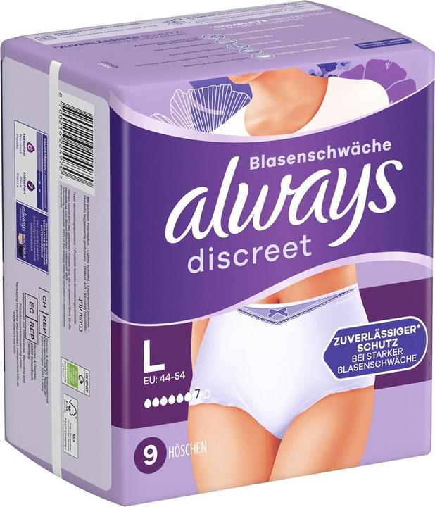 Actual product image Always Discreet (9 x, Large)