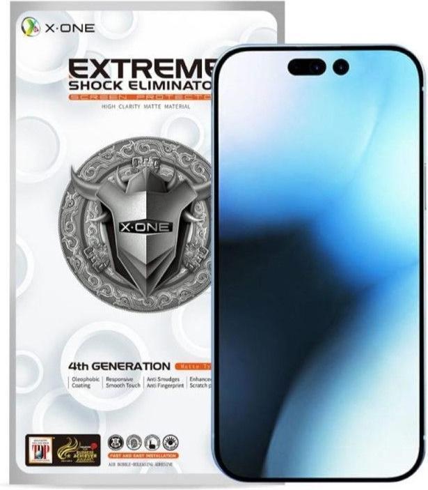 Actual product image X-One Protective glass Extreme Shock Eliminator 4th gen. - for iPhone 15 Pro (1 Piece, Apple iPhone 15 Pro)