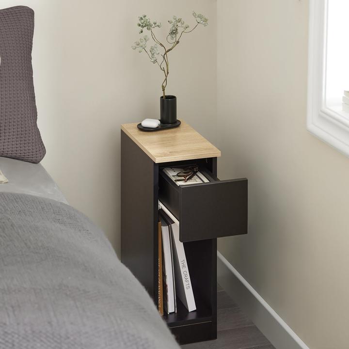 Produktbild SoBuy Nachttisch mit Schublade (20 x 60 x 35 cm)