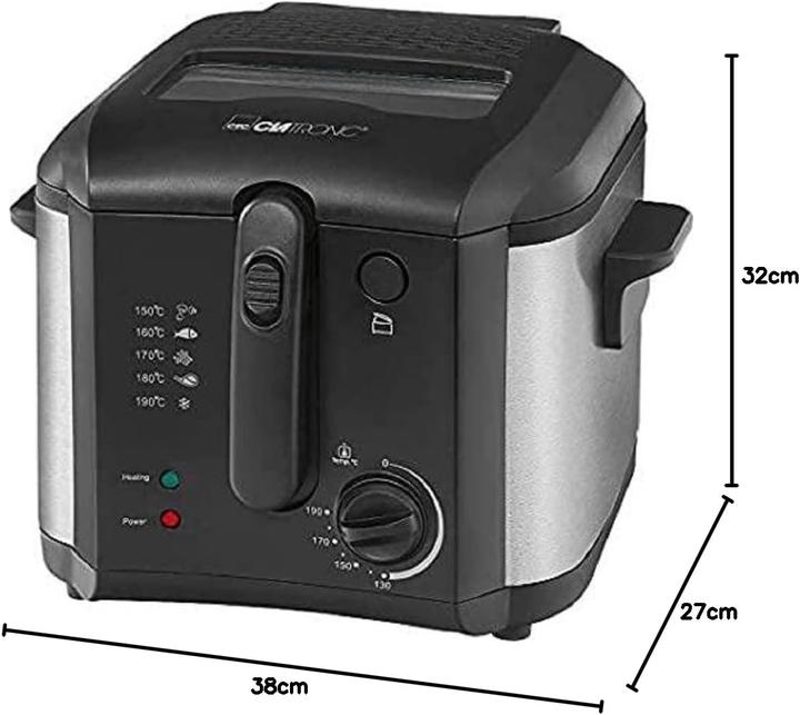Immagine prodotto Clatronic Friggitrice 1600 W FR 3649 Schwa (Spina UE)