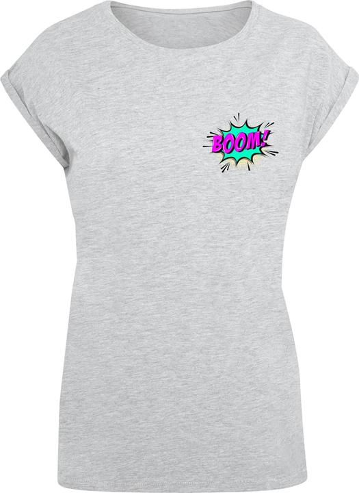 Produktbild Merchcode Ladies BOOM Comic Extended Shoulder Tee - 116849 (M)