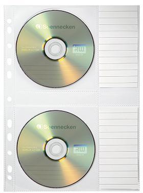 Produktbild Soennecken CD/DVD Hülle Masse: 20,7 x 26,1 x 0,1 cm (B x T x H) Werkstoff: Polypropylen (CDs)