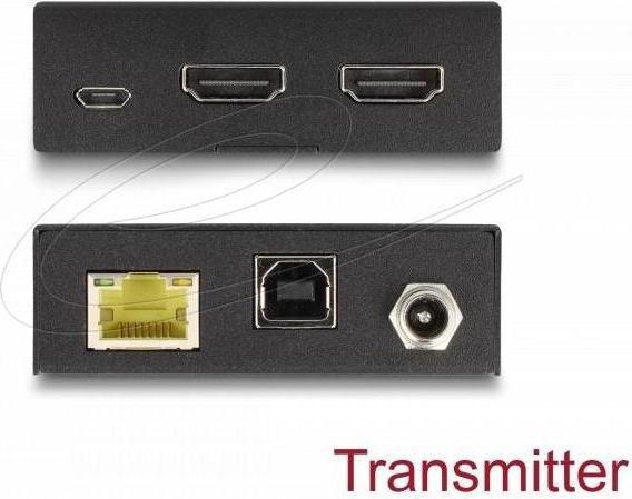 Actual product image Delock HDMI KVM Extender Set über Cat.6 Kabel 4K 60 Hz 70 m