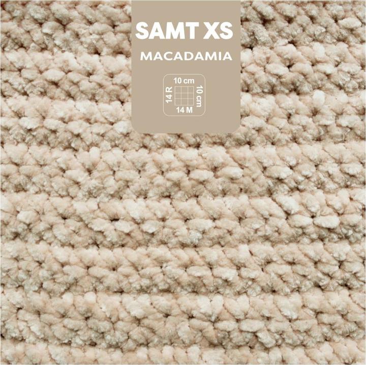 Produktbild Myboshi Wolle Chenille Samt, Macadamia (90 m)