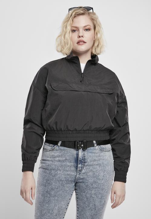 Produktbild Urban Classics Ladies Cropped Crinkle Nylon Pull Over Jacket (XXL)