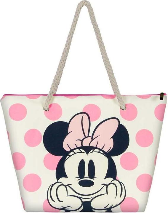 Image du produit Karactermania Minnie Mouse Dots-Soleil Sac de plage, Rose, 52 x 37 cm