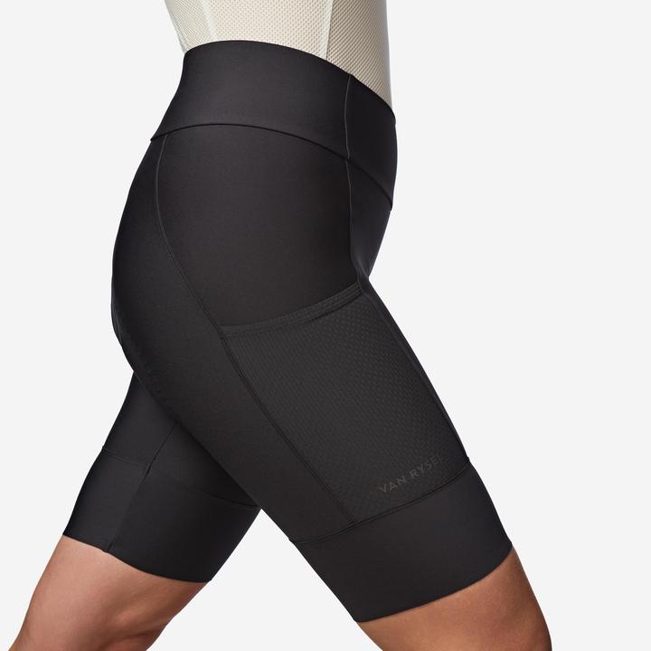 Image du produit Van rysel Cuissard de vélo de route sans bretelles femme endurance noir (S)
