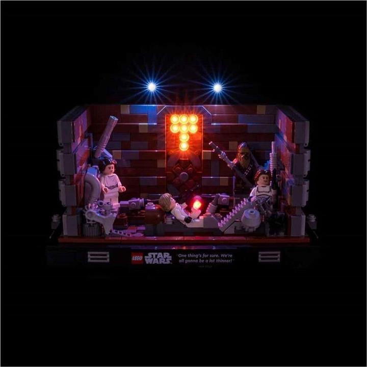 Produktbild Light my bricks LED Licht Set für LEGO Star Wars Müllpresse im Todesstern – Diorama