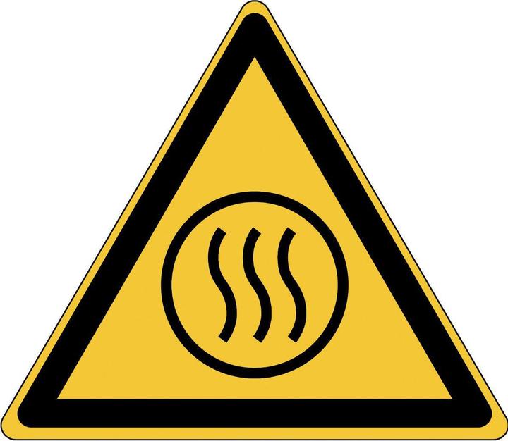 Image du produit Brady ISO Safety Sign - Avertissement à chaud