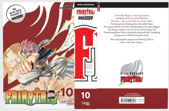 Produktbild Fairy Tail Massiv 10 (Deutsch, Hiro Mashima, 2024)