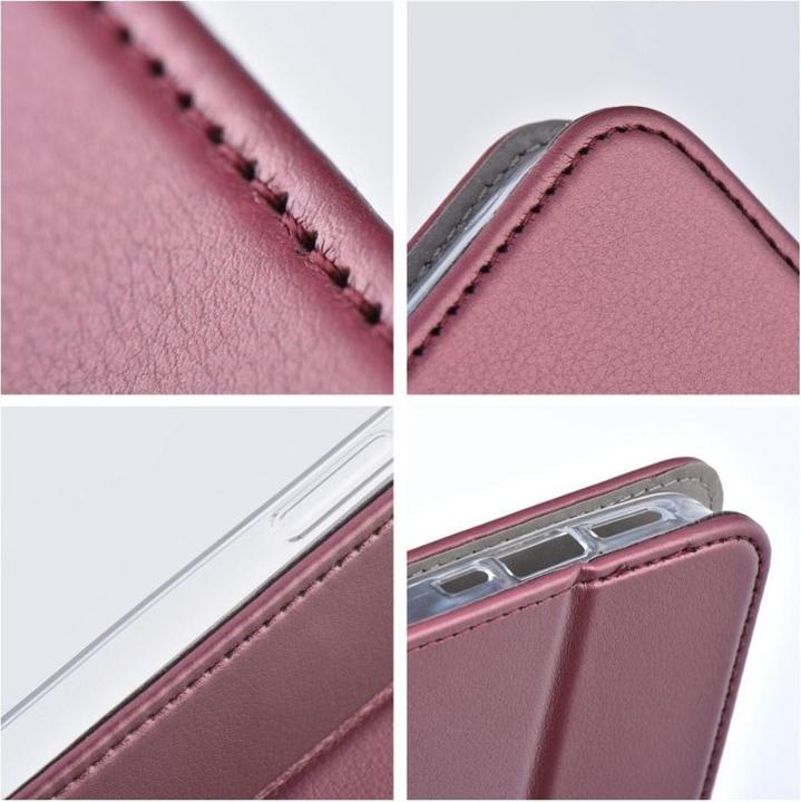 Image du produit OEM Book case SMART MAGNETO Book case for XIAOMI Redmi Note 13 Pro Plus 5G burgundy (Xiaomi Redmi Note 13 Pro 5G)