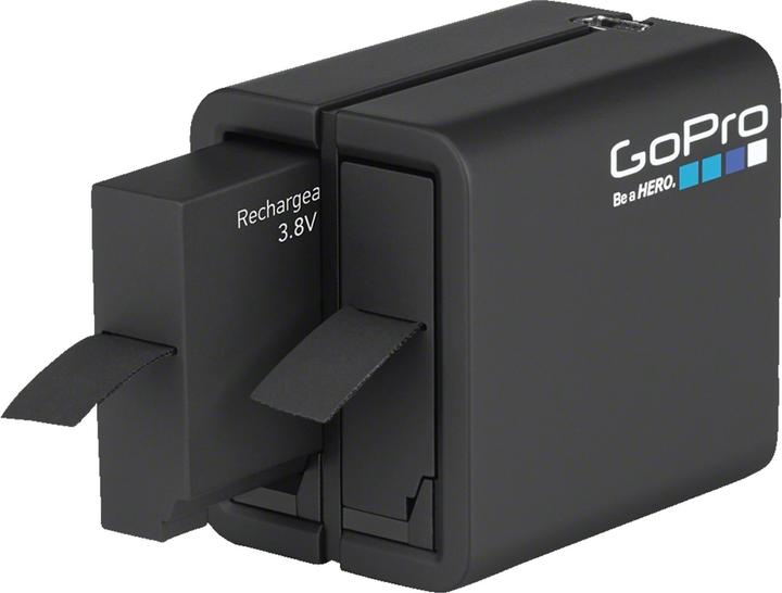Immagine prodotto GoPro Doppio caricatore + batteria per Hero 5 / 6 / 7 (eroe 5, Eroe 6, Eroe 7, Eroe 8)