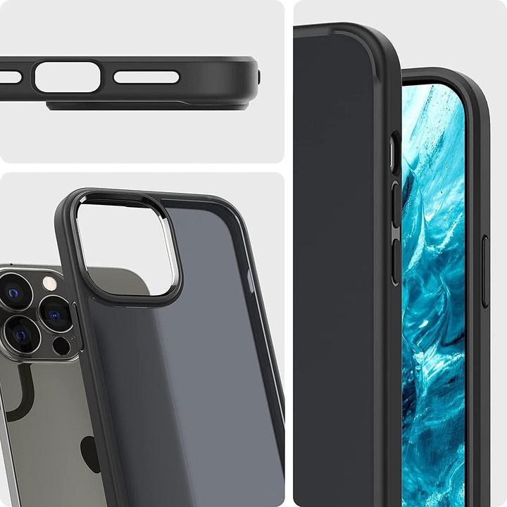 Productafbeelding Spigen ULTRA HYBRID IPHONE 13 PRO MAX MATTE FROST Zwart (Apple iPhone 13 Pro Max)