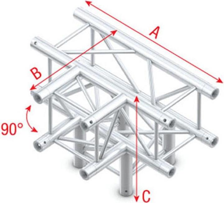Produktbild Showtec T-Cross Down 4-way