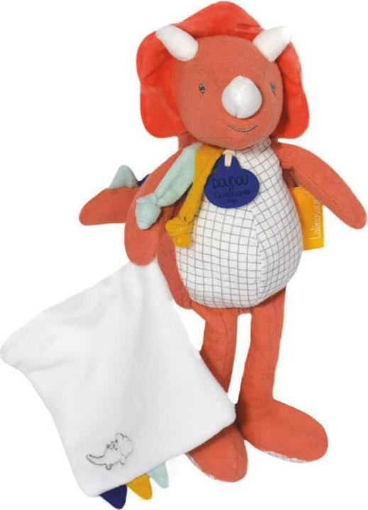 Doudou et Compagnie Dino Lou with cuddle cloth 25cm