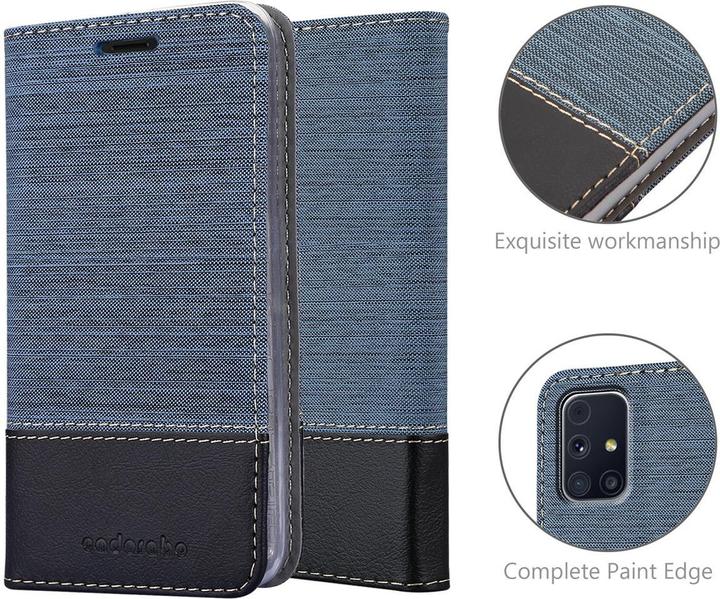 Produktbild Cadorabo Book Jeans Optik Cover (Samsung Galaxy M31s)