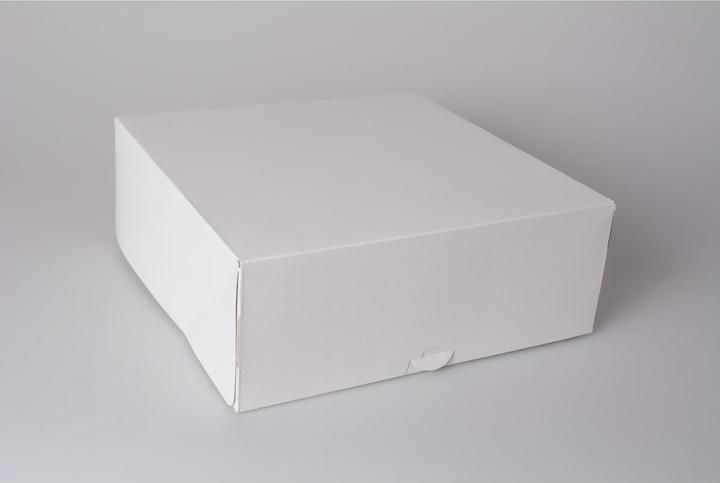 Produktbild Tortenschachtel weiss, 2-teilig, B 40 x T 40 x H 12 cm