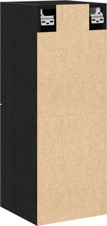 Produktbild VidaXL Bad-Wandschrank Schwarz Eiche 30x30x80 cm Spanplatte (30 x 30 x 80 cm)