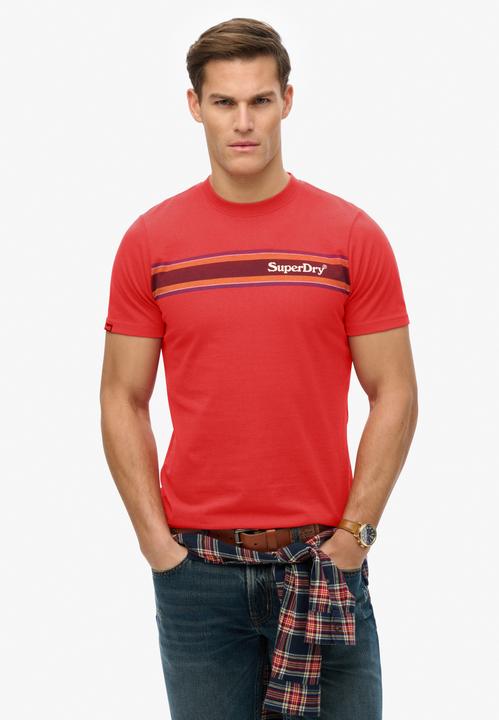 Produktbild Superdry Lässiges Venue T-Shirt mit Streifen und Logo (S)