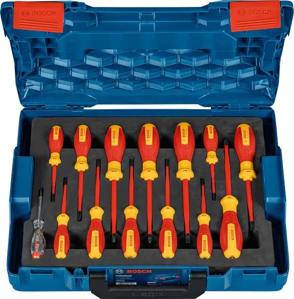 Produktbild Bosch Professional VDE-Schraubendreher-Set (Torx (TX), Pozidriv-Kreuzschlitz (PZ), Schlitzschrauben)