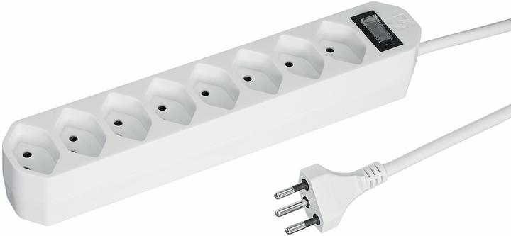 Steffen Interruttore compatto da 1,5 m 8xT13, bianco (8 x, Tipo 13, 1.50 m)