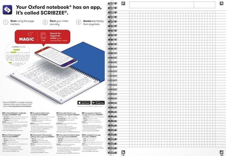 Immagine prodotto Oxford Ufficio libri a spirale (A4, Quadretti)
