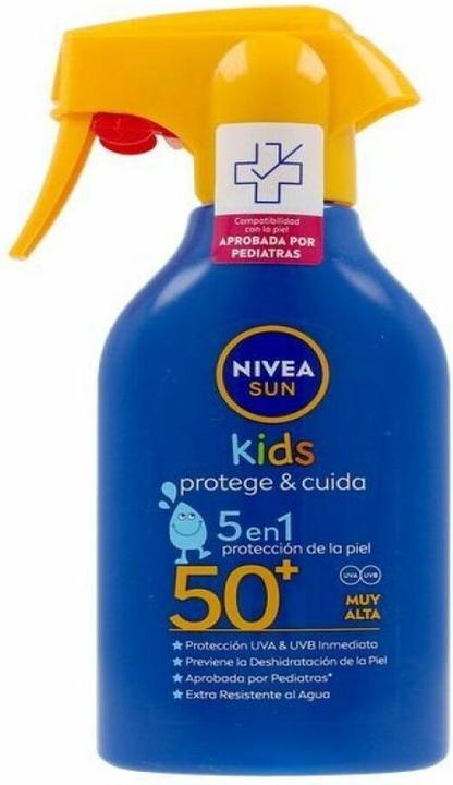 NIVEA SUN NIÑOS PROTEGE & CUIDA SPF50 pistola 270 ml (Sonnenspray, SPF 50, 270 ml)