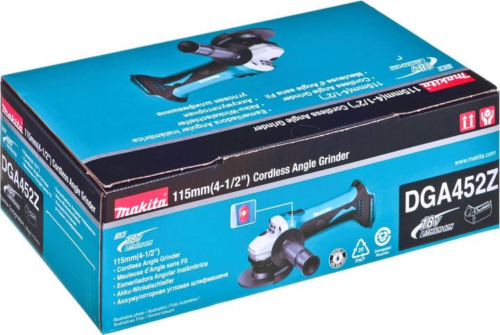 Productafbeelding Makita DGA452Z (115 mm)